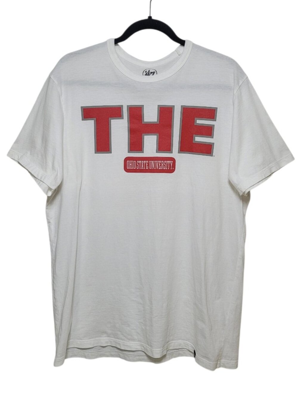 47 Brand Ohio State University THE Graphic T Shirt White Womens Large Football